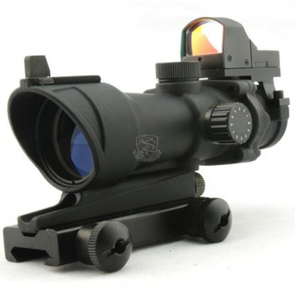 UFC ACOG 4?32 Scope Red/Green Reticle with Mini Reddot (Black) (UFC-JA-5320-BK)