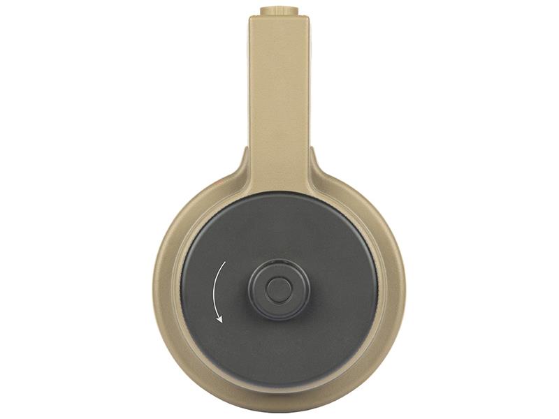 Ares AR Style M4/M16 Drum Winding Magazine (2150 Rounds - Tan - MAG-044)