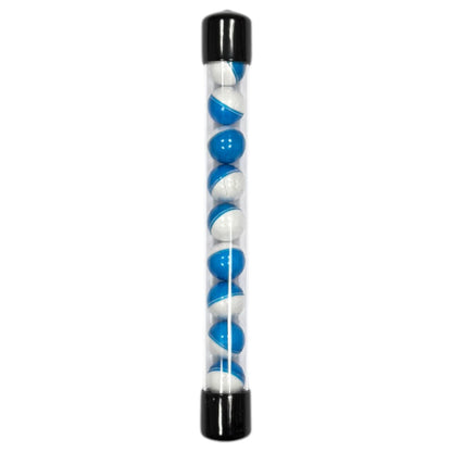 Hwasan 0.68 Two Tone Blue Paintball Balls Chalk Balls x 10