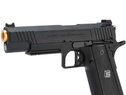 Salient Arms International by EMG 2011 DS 5.1 Gas Pistol (Gold Barrel - Black - 5.1)