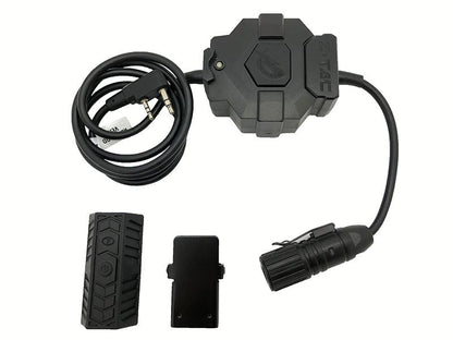 zTac PTT with Wireless RIS Mounted PTT Button (1 Pin - Motorola Connector)