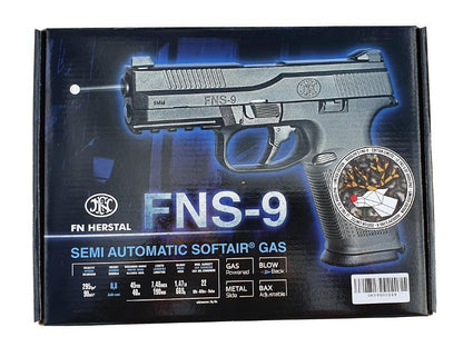 FN Herstal FNX-45 Tactical Gas Blowback Pistol (Rudolph Black - Cybergun - 200503)