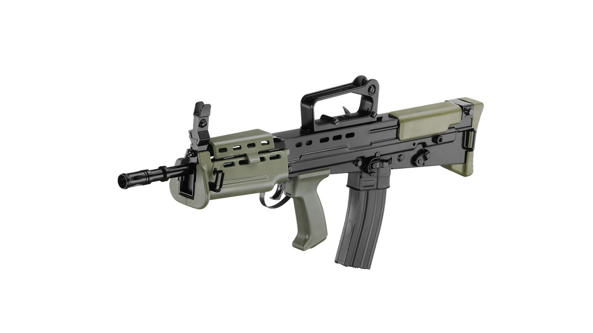 ICS L85A2 SA80 Bullpup AEG Rifle - Black - GEN.2 FET System/QD Spring (Carbine Short - ICS-87NU)