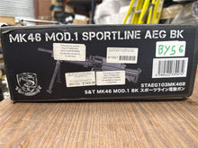 [Boneyard] S&T MK46 Sports Line AEG (Black) - Gearbox works - missing barrel/hop unit - includes drum mag