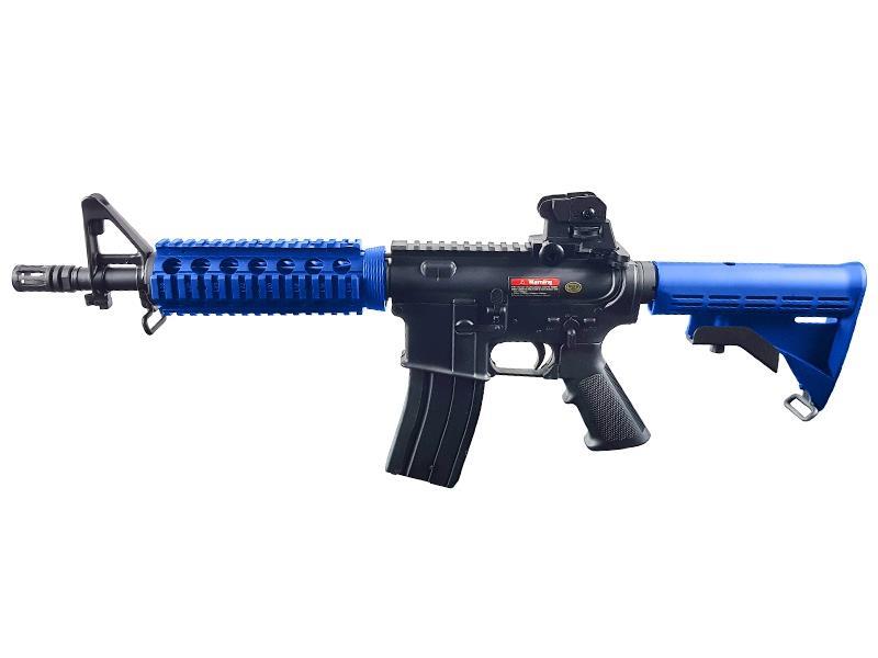Golden Eagle M4 RIS CQB Gas Blowback Rifle (Blue - MC6624)