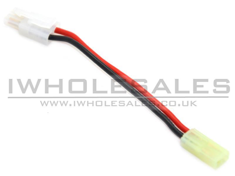 Airsoft Battery Tamiya Mini Female to Large Male Tamiya Connector Adapter