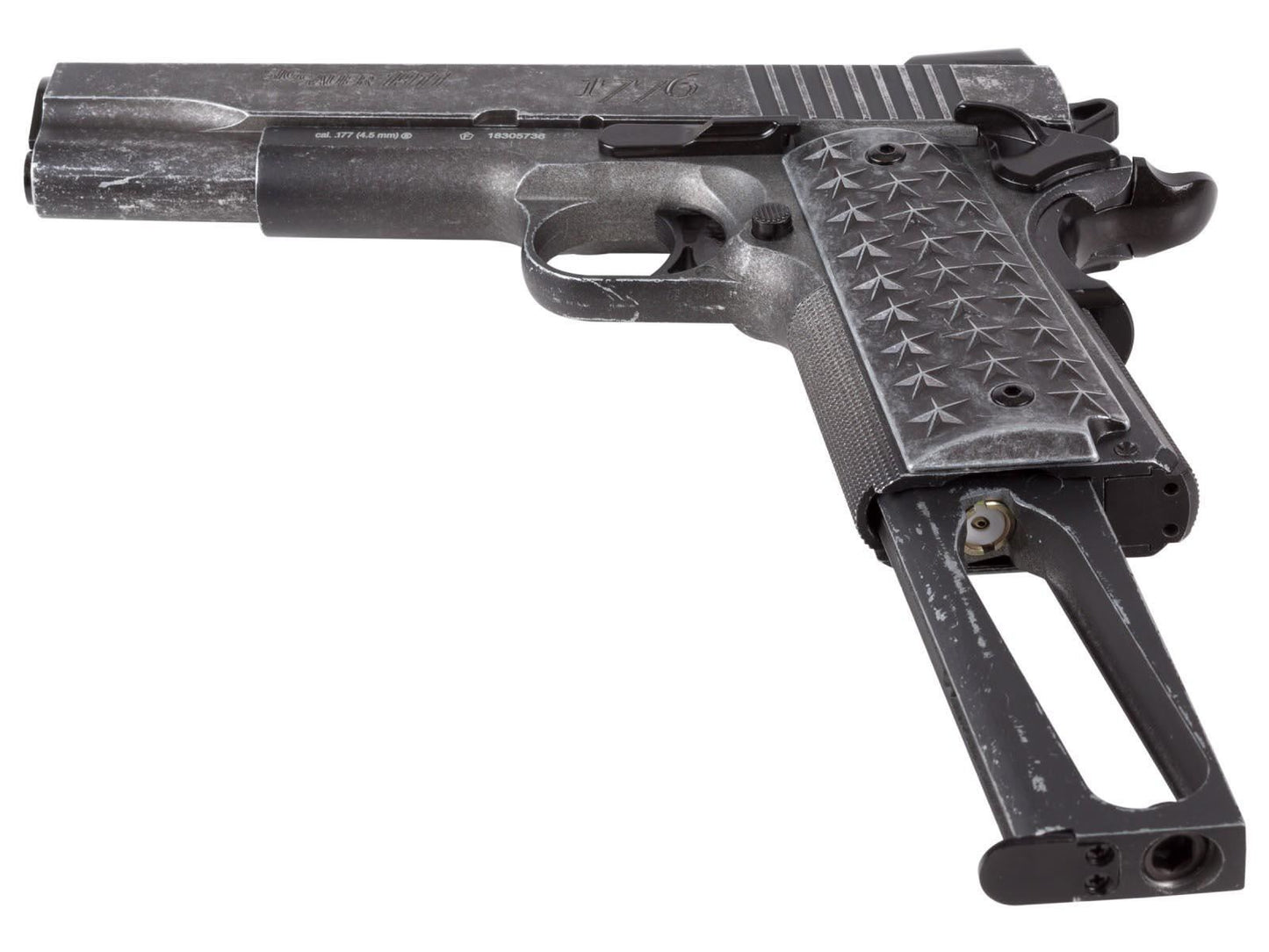 Sig Sauer 1911 "We The People" 4.5mm/.177 CO2 Blowback Air Pistol - Distressed Finish