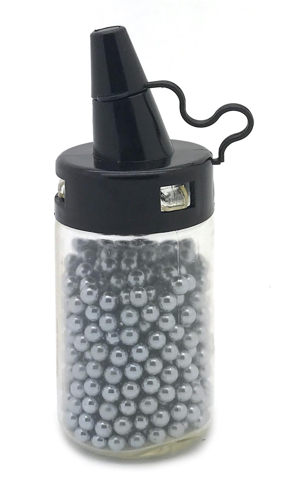 Huntex 4.5mm (.177) Steel BB's (500 Rounds - Bottle)