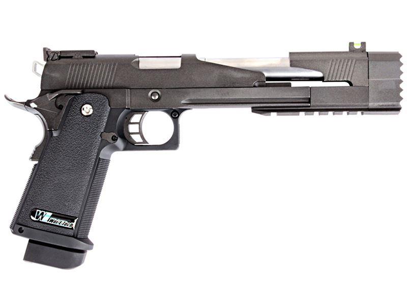 WE Hi-Capa 7 inch Full Metal  Dragon Model A (Black)