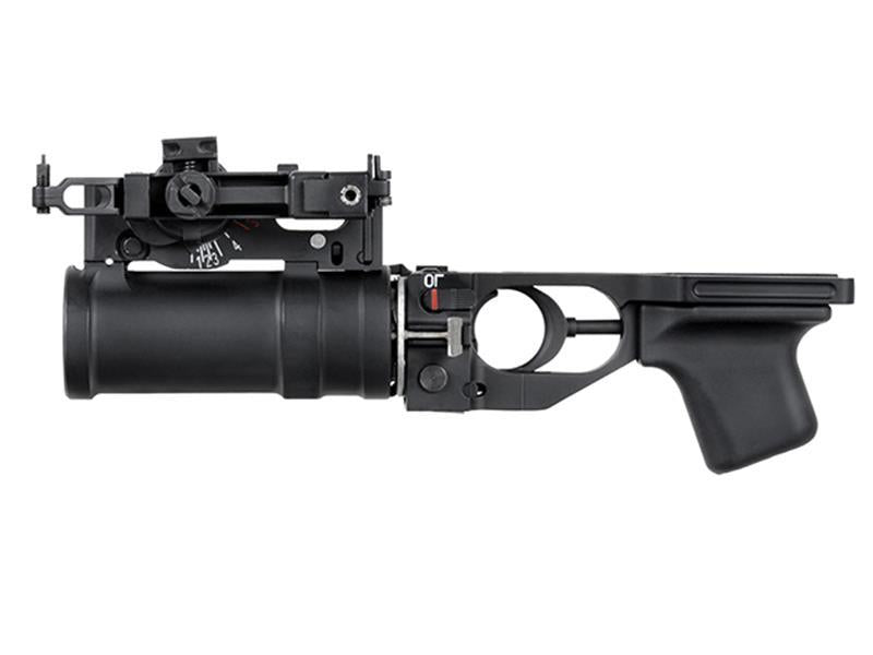 Double Bell AK Series 40mm Under-Barrel Grenade Launcher (Inc. Gas Grenade - Black - K-55)