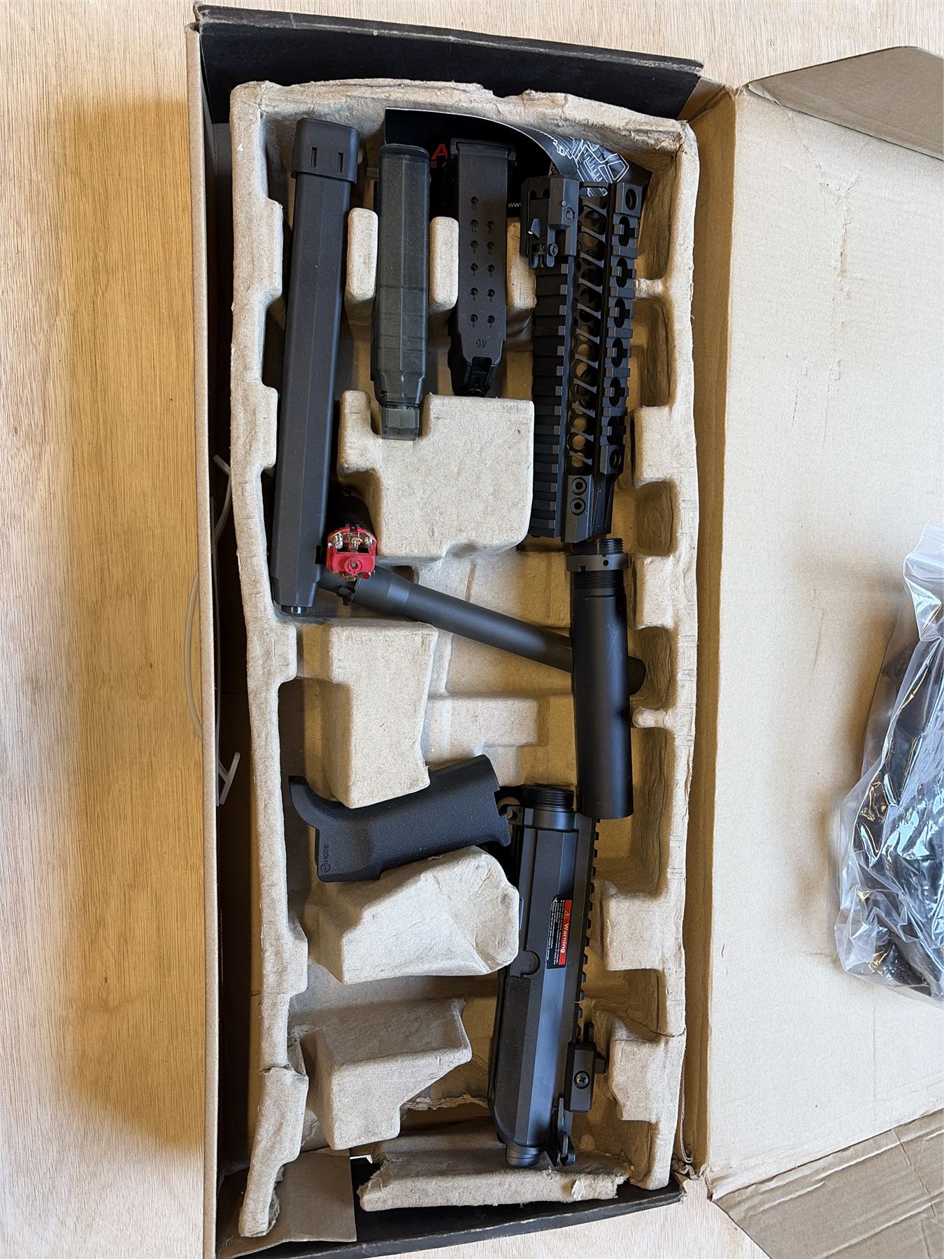 [Boneyard] Ares M45X-S with EFCS Gearbox (Black - AR-087E) - Condition unknown