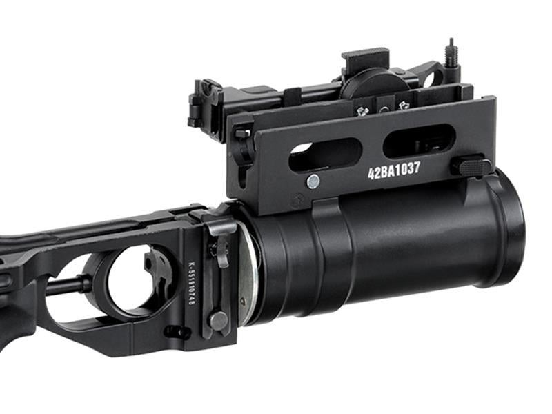 Double Bell AK Series 40mm Under-Barrel Grenade Launcher (Inc. Gas Grenade - Black - K-55)