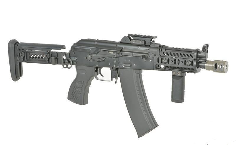 Cyma Platinum AKS74U Tactical AEG Rifle with Eshooter ETU GEN-2 (Black - CM113A)