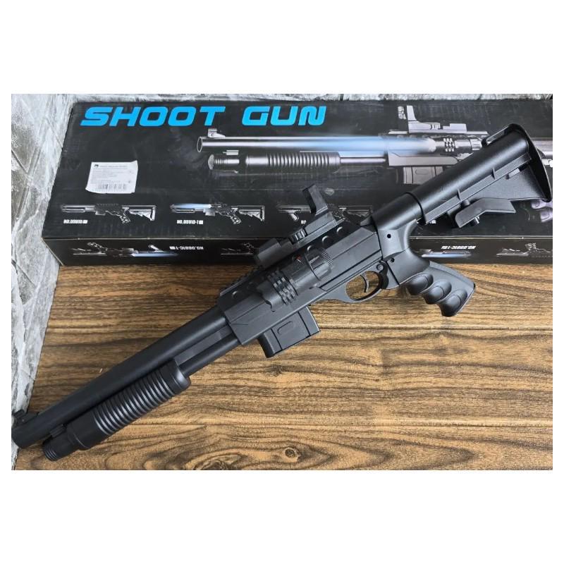 Vigor M870 Custom Tactical Pump Action Shotgun (RIS - Two Tone Blue - 0581C - M4 Stock Long)