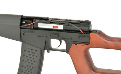 S&T VSS Vintorez Full-Metal & Real Wood AEG Sniper Rifle - Built-In Tracer & Flash Unit (STAEG21RW)