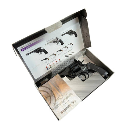 Borner W&S Co2 Revolver (4.5mm/.177 - BB - Black)