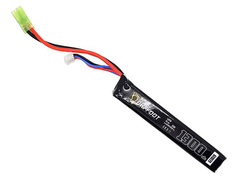 Big Foot Heat Lipo Battery 1300 mAh 11.1v 20c (Stick - 120mm)