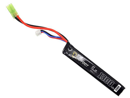Big Foot Heat Lipo Battery 1300 mAh 11.1v 20c (Stick - 120mm)