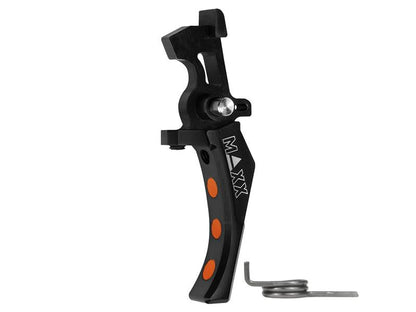 Maxx Model CNC Aluminum Advanced Speed Trigger (Style D) (Black)