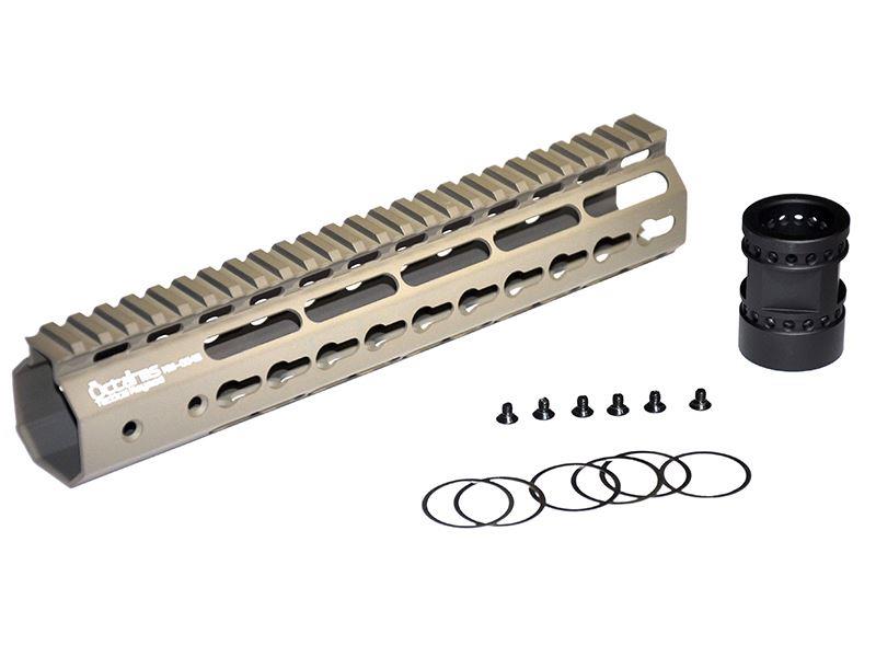 Ares Octa Arms 10" Keymod System Handguard Set (Tan) (KM-004S-DE)