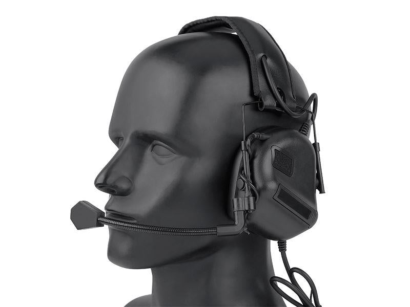 Big Foot Fifth Generation Sound Pickup and Noise Reduction Headset Simulator (Helmet Wearing - Black)