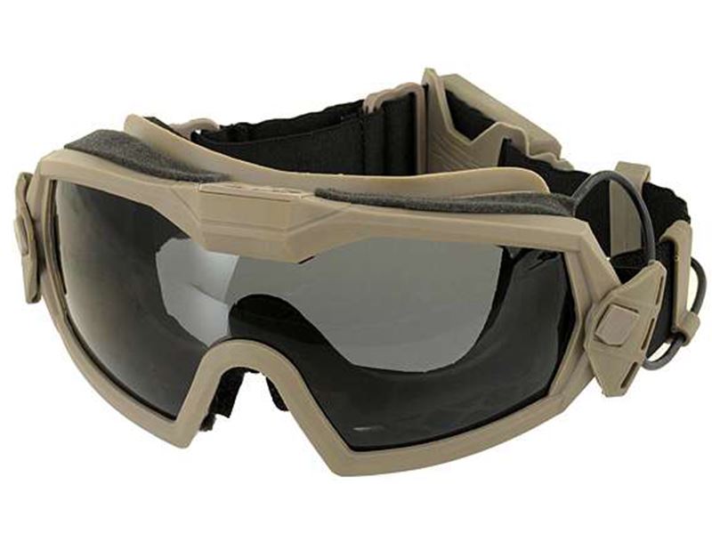 FMA LPG01 (Black) 12-2R Regulator Updated version with Fan Goggle (Tan) (TB1029-DE)