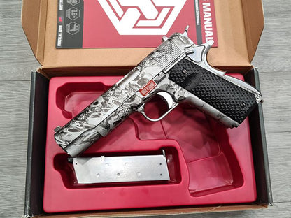 Armorer Works Custom Skull Double Barrel 1911