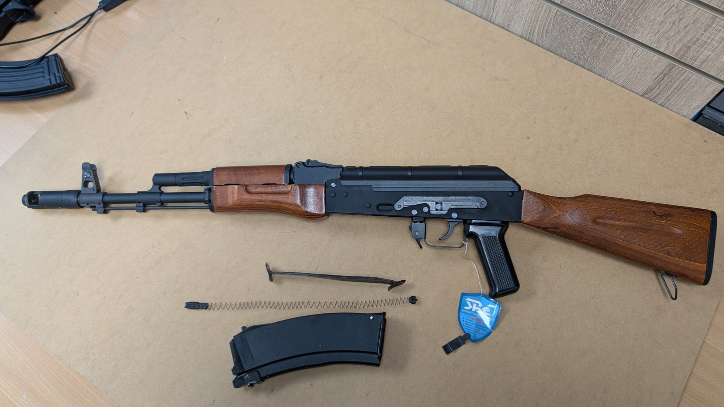 SRC SR74 Gas Blowback Rifle (Long - Hard Stock - Black - GB-203TM)