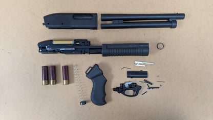 Golden Eagle M870 Breacher Tri-Shot Gas Pump Action Shotgun (Short - Black - M8881 - V2)