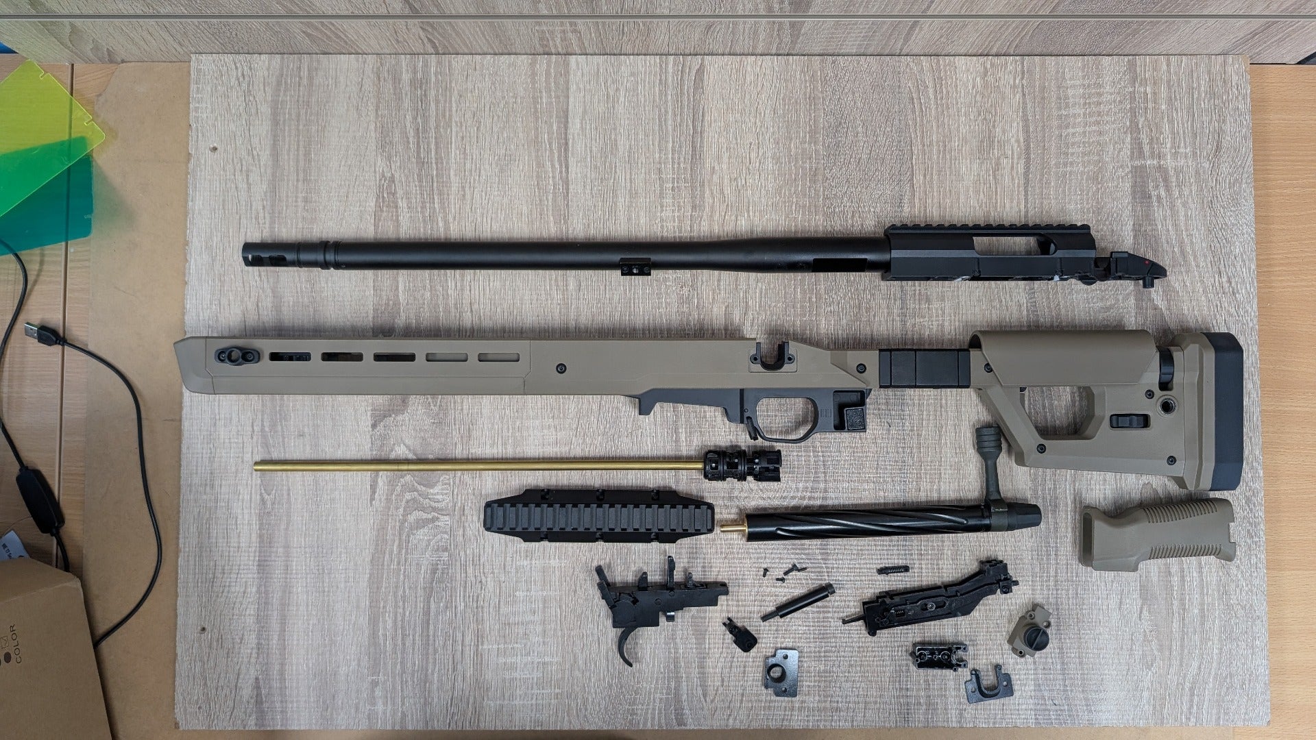 Double Eagle 700 Pro. Spring Sniper RIfle (Tan - M66)