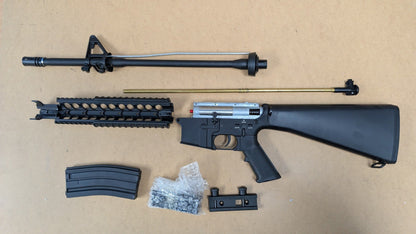 Double Bell M16A4 with Grenade Launcher (Full Metal - Black - 055+)