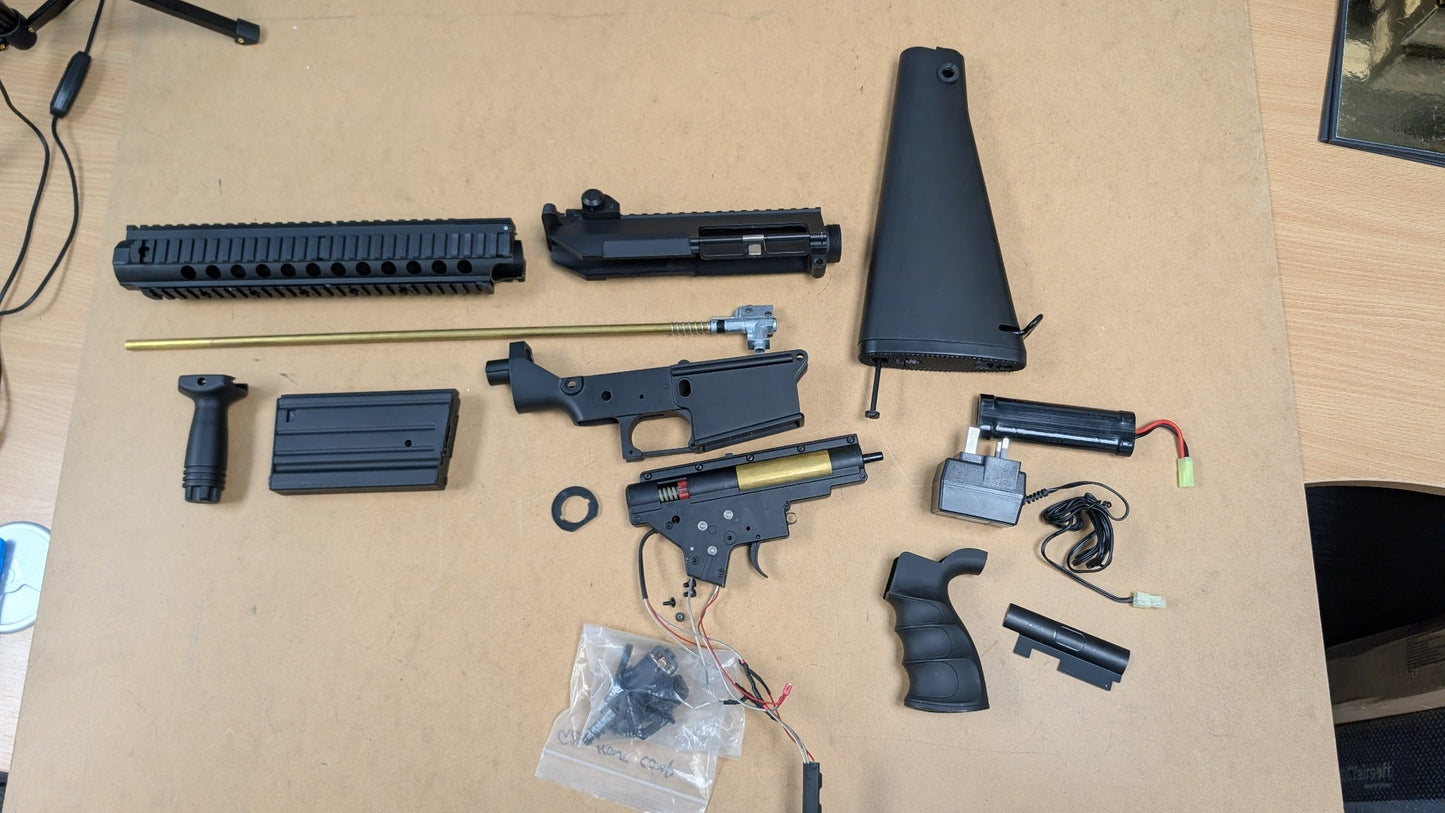 Golden Eagle SR25 AEG (with Mosfet, Battery & Charger - Metal - FB6652)