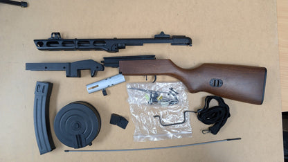 Snow Wolf PPSH AEG (SW-09 - Dual Magazine - Faux Wood)