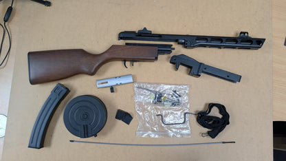 Snow Wolf PPSH AEG (SW-09 - Dual Magazine - Faux Wood)