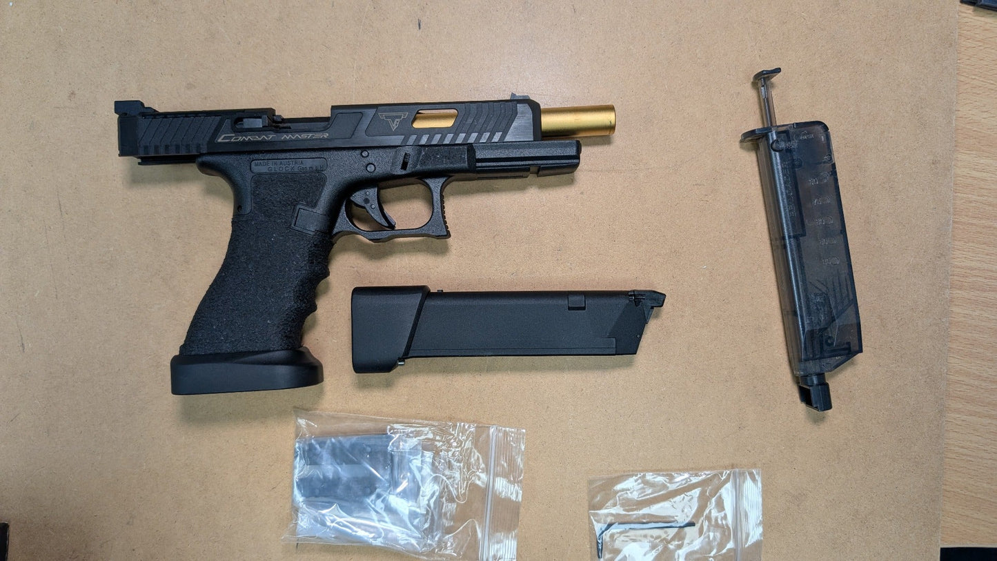 GHK Glock x TTI G34 MOS Combat Master JW2 GBBP by EMG (Steel Slide)