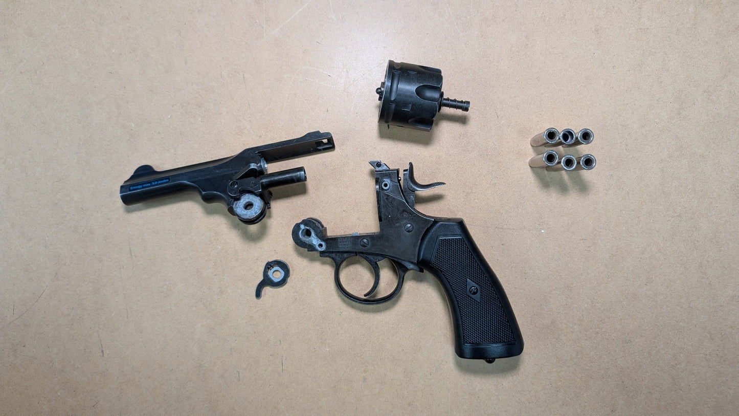 Webley MkVI .455 Service Air Revolver Battlefield Finish (4" Barrel - .22/5.5mm)
