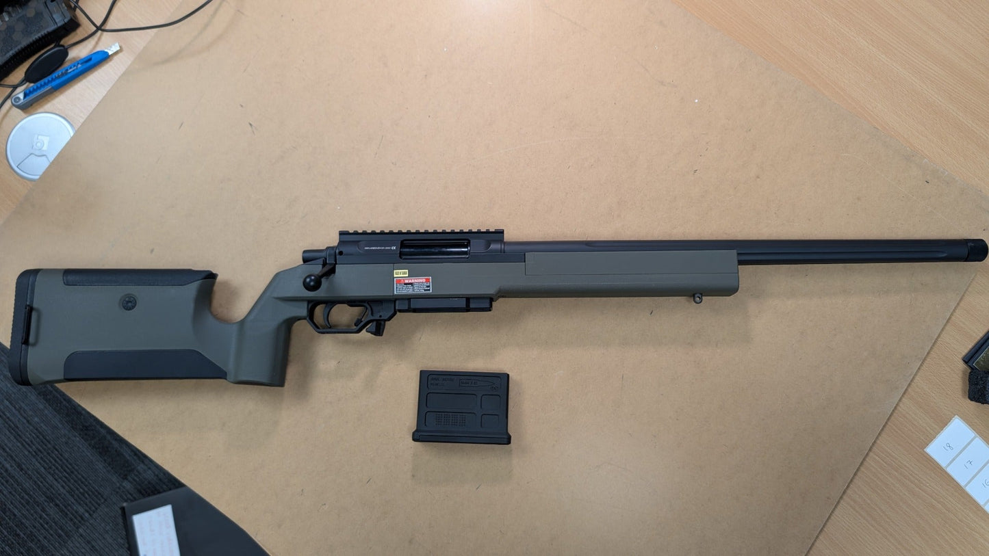 EMG Helios EV01 Bolt Action Sniper Rifle by ARES (Green/OD - EV01-OD)