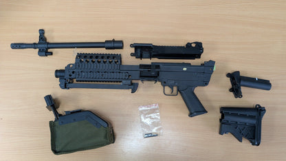S&T MK46 Sports Line AEG with Drum Magazine (Black - STAEG103MK46B)
