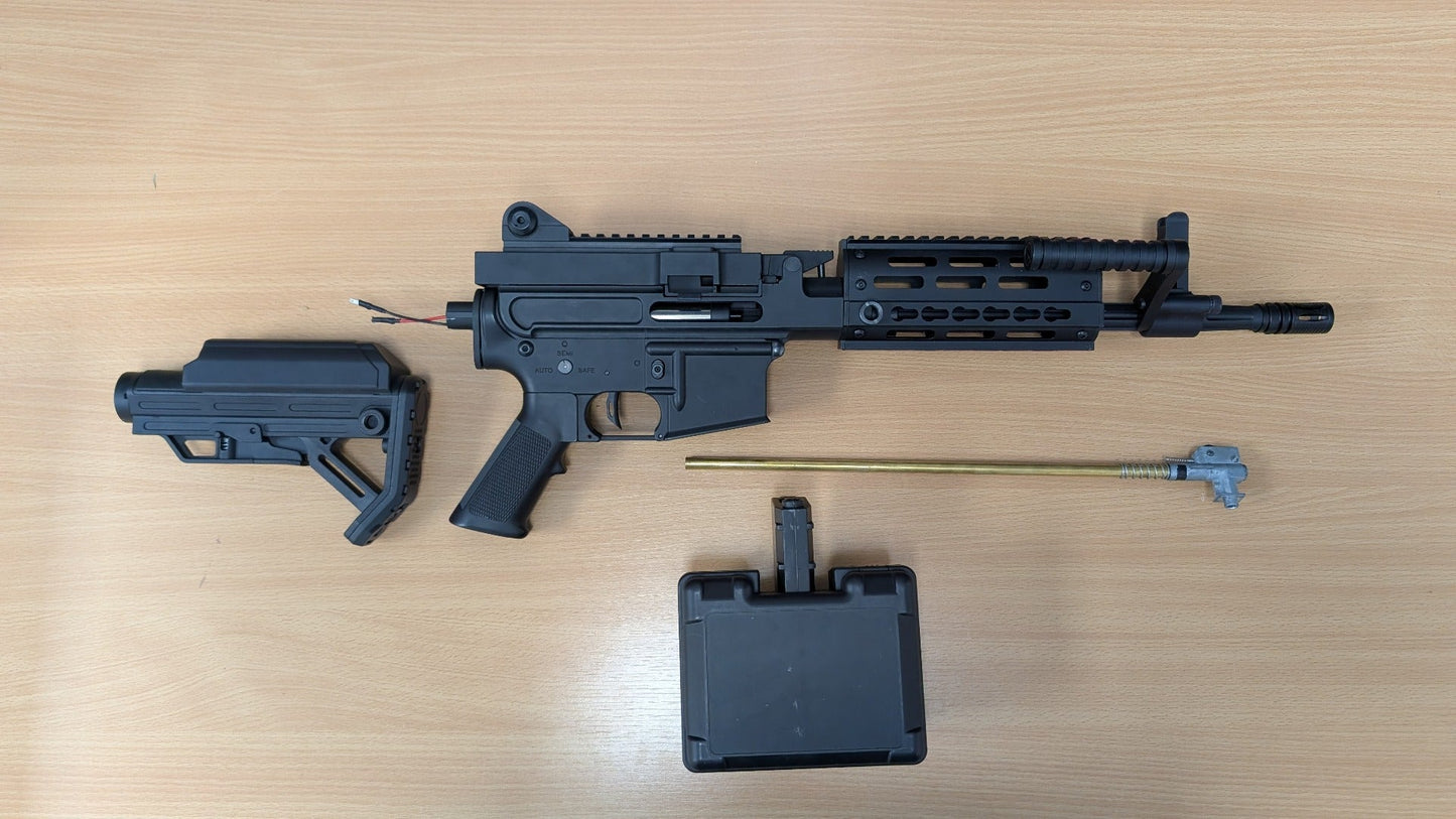 Golden Eagle MCR LMG AEG with Drum Mag - M (2600 Rnds - Sound Control - F6671)