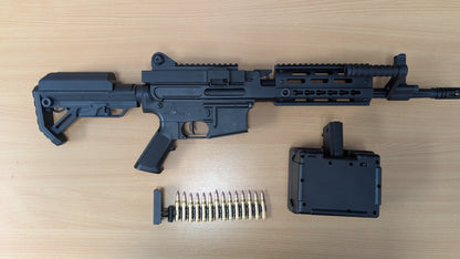 Golden Eagle MCR LMG AEG with Drum Mag - M (2600 Rnds - Sound Control - F6671)