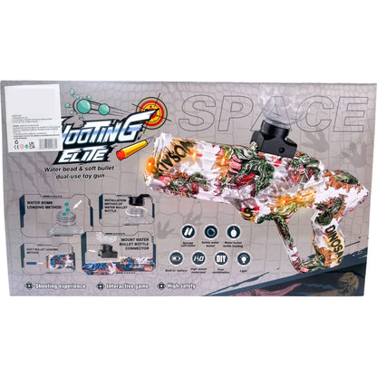 Gel Blaster - Alien with Silencer - 3:4 Scale - Colours May Vary - Includes Battery and Charger