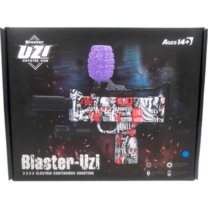 Gel Blaster - SMG with Silencer - 3:4 Scale - Colours May Vary - Includes Battery and Charger