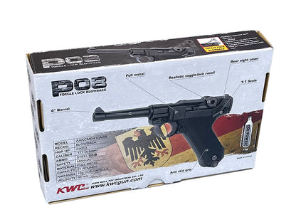 KWC P08 Co2 Pistol (4.5mm - KMB-41DHN - Full Metal - Blowback - Black)