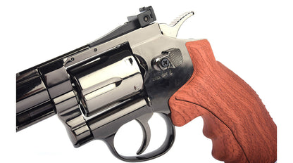Hwasan 2.5" Co2 Revolver (4.5mm/.177 BB - Metallic - Wood Grip)