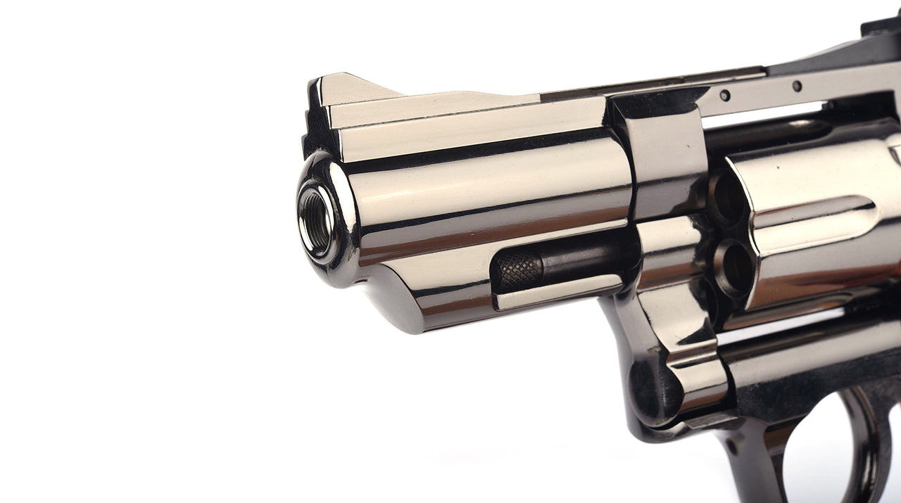 Hwasan 2.5" Co2 Revolver (4.5mm/.177 BB - Metallic - Wood Grip)
