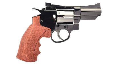 Hwasan 2.5" Co2 Revolver (4.5mm/.177 BB - Metallic - Wood Grip)