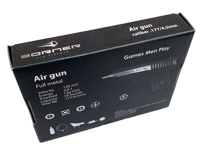 Borner 4.5mm/.177 Panther 801 with Red Laser Inbuilt (Metal - Dual Tone Black)