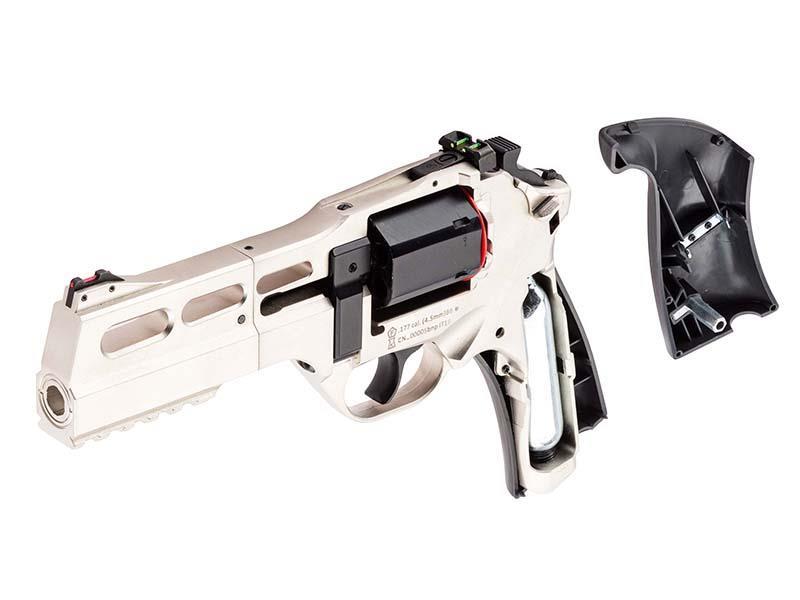 Chiappa 4.5mm/.177 Limited Edition Charging Rhino 50DS Co2 Revolver (5" - White - 440.100)