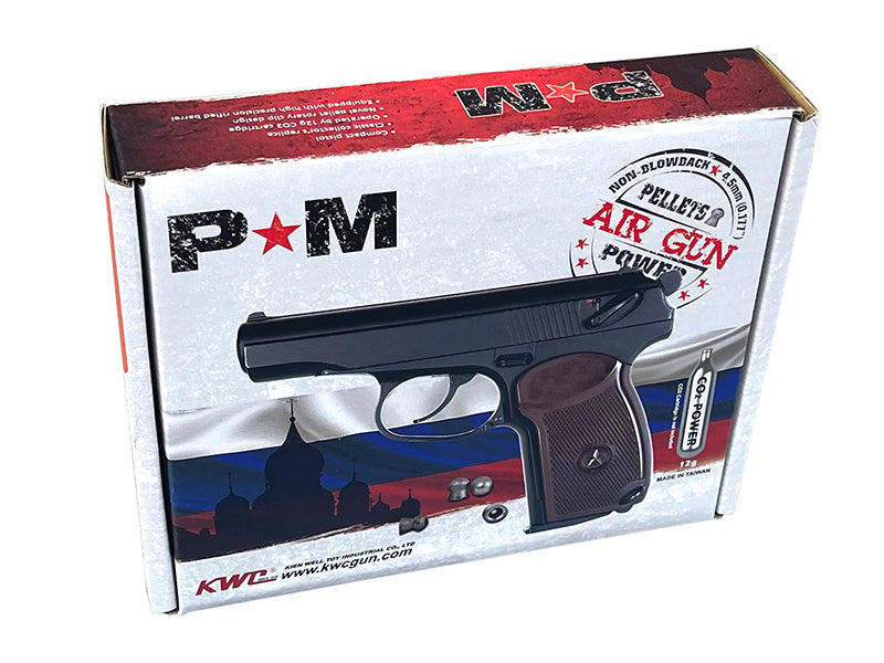 KWC MKV 4.5mm/.177 Co2 Pellet Gun Pistol (Full Metal - Non-Blowback - AAKCPD441AZB)