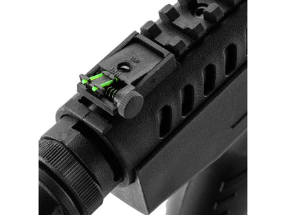 Bo Manufacture 4.5mm/.177 Langley Hitman Break Barrel Air Pistol with Silencer (7.5j - Black)